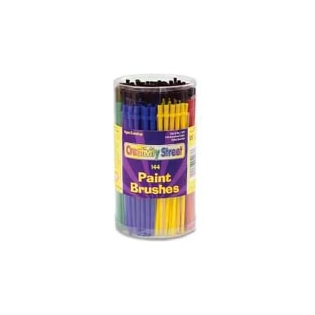 Chenille Kraft Chenille Kraft Economy Brushes Canister, 6 Color Set, 144 Pcs/Set 5173